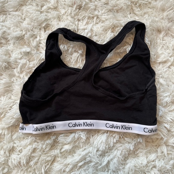 Black Calvin Klein sports bra - Picture 2 of 2